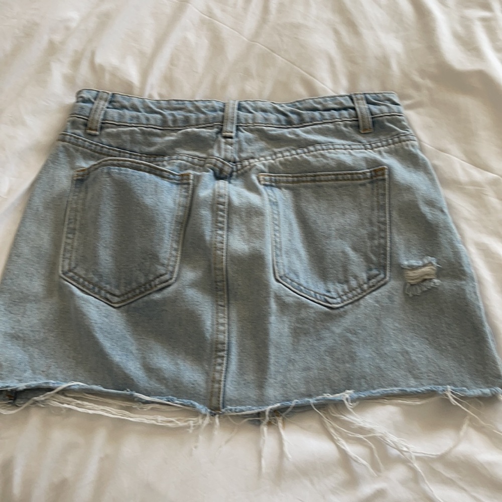 Nasty Gal You Don't Fray High-Waisted Denim Skirt - Picture 3 of 3